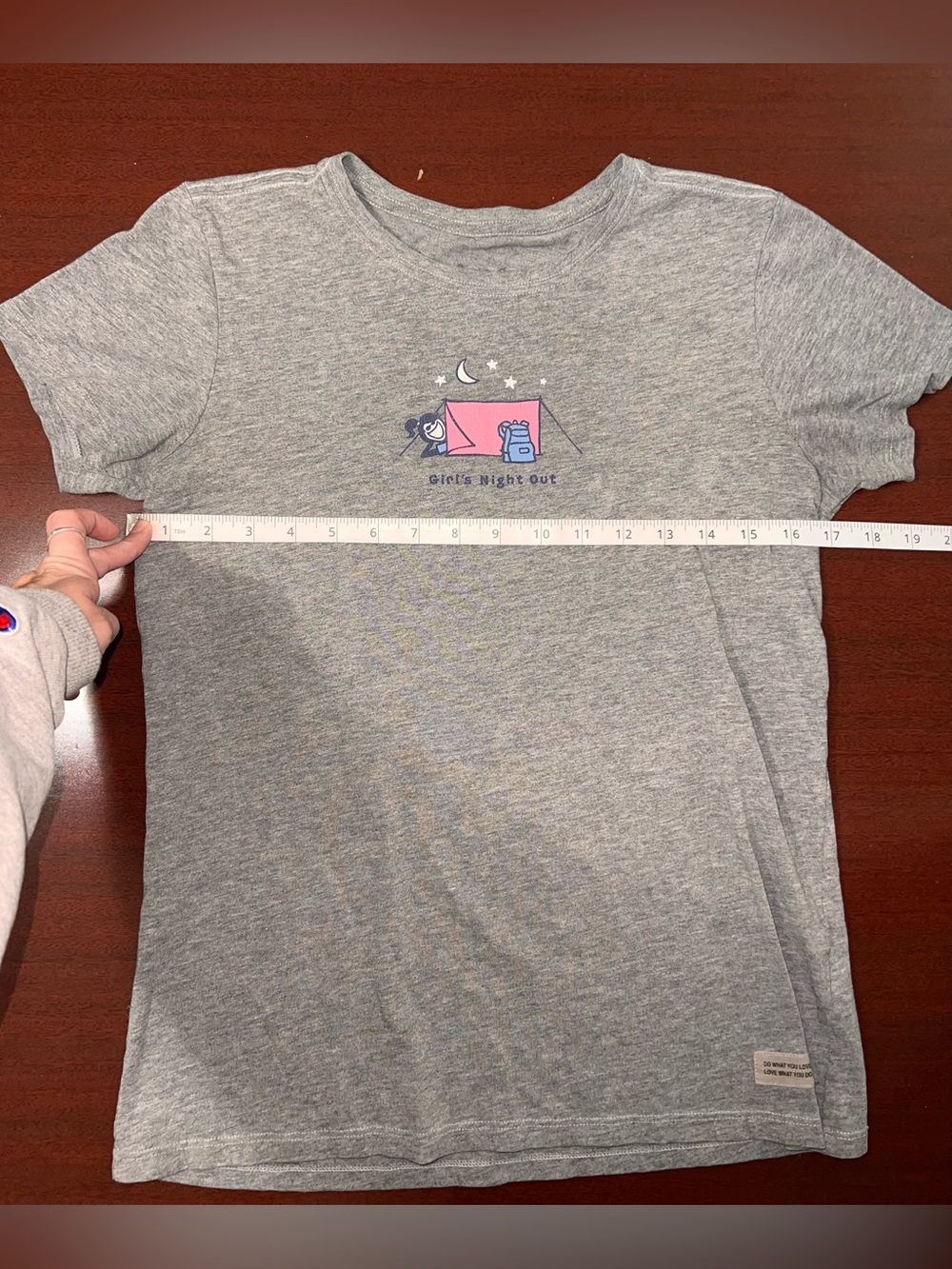 Life Is Good Heather Gray Tee -girls night out